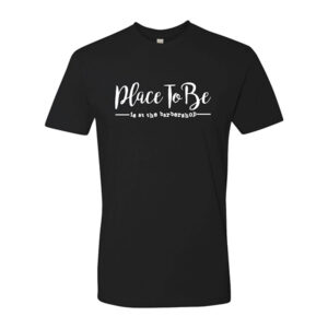 Place To Be Text Black